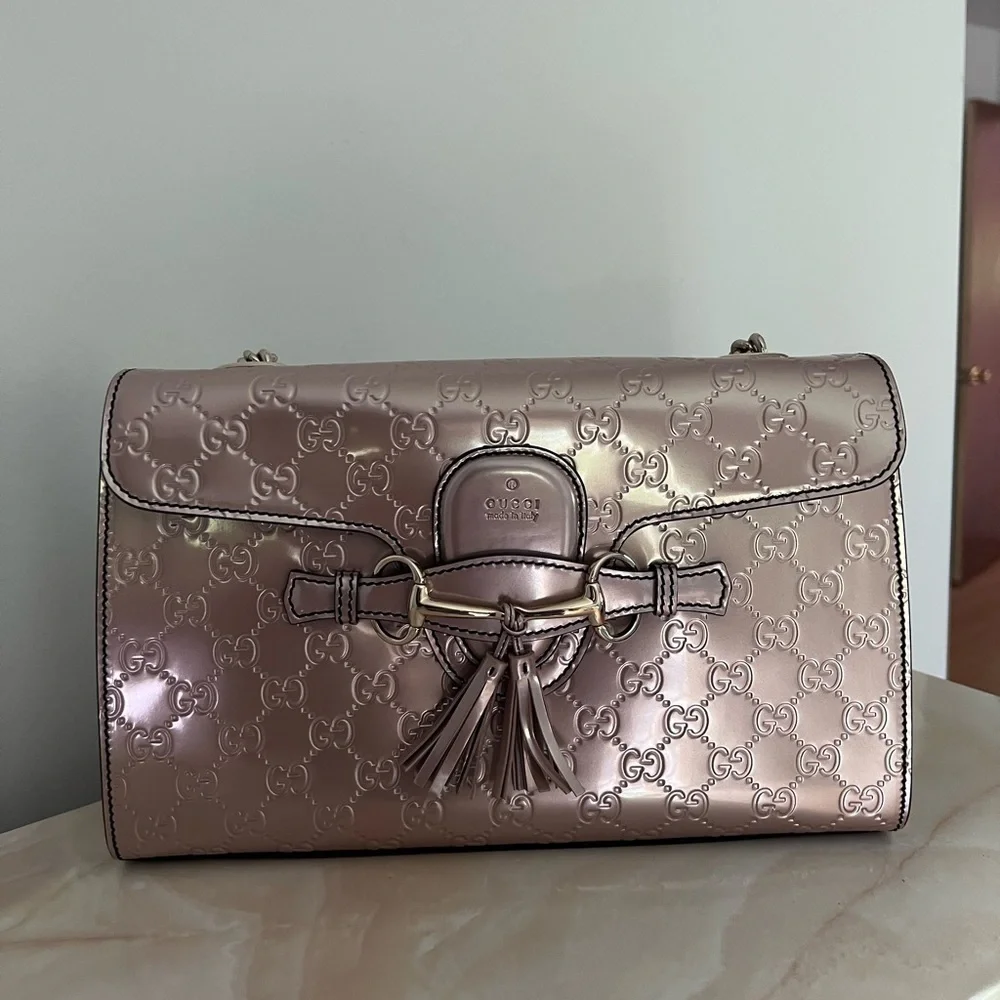 Gucci Emily Chain 295402 Gg Shine